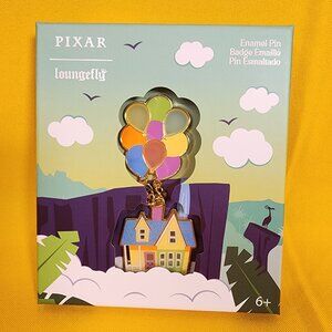 Loungefly Disney Pixar Up Balloon House Carl & Ellie's LE 3" Enamel Pin NEW